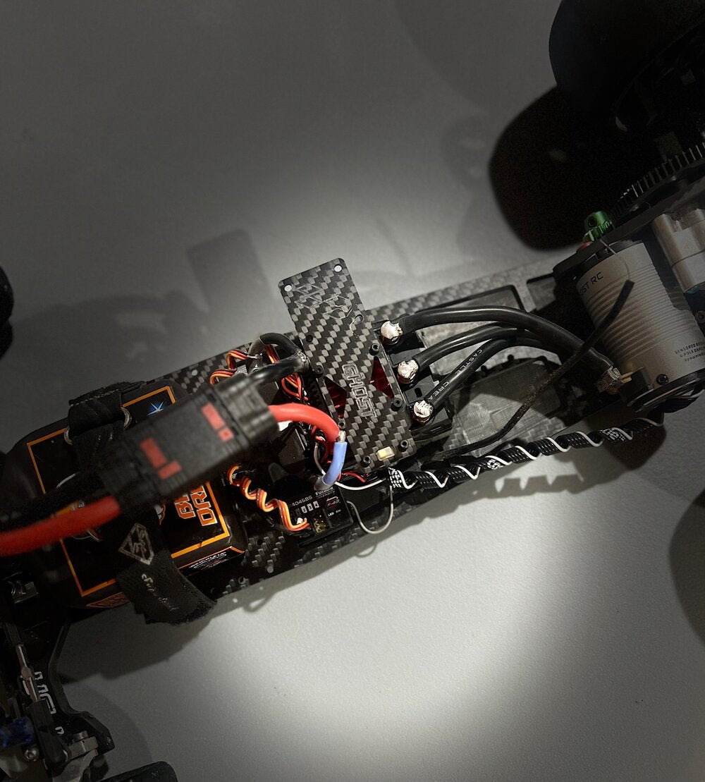 Ghost RC Carbon switch plate/ capacitor mount