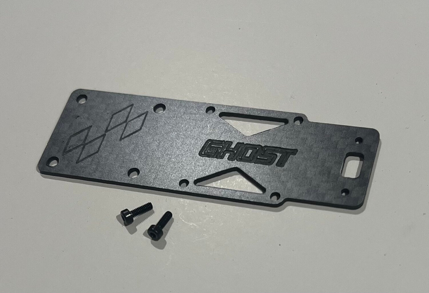 Ghost RC Carbon switch plate/ capacitor mount