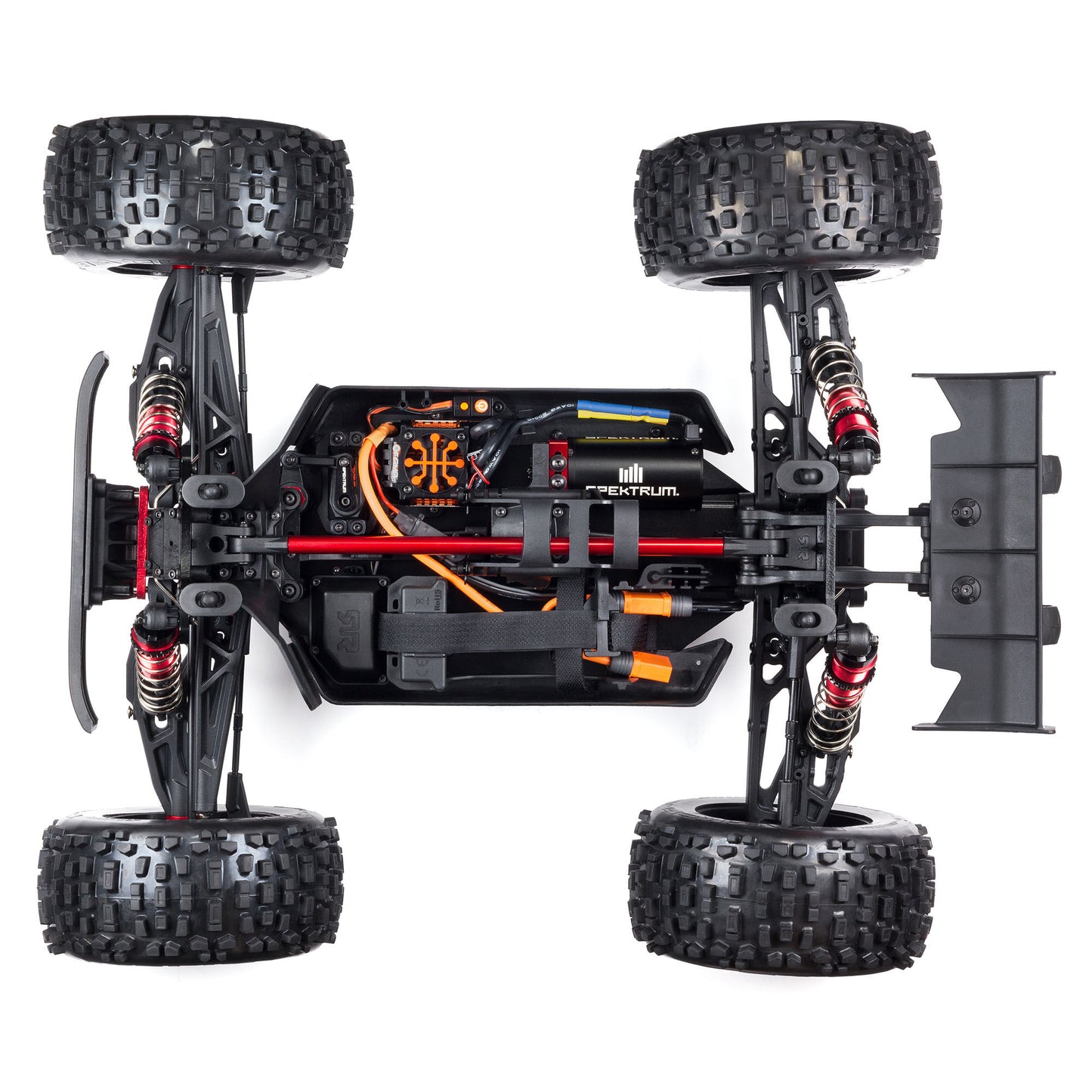 Arrma NOTORIOUS V6 1/8 6S BLX 4WD Brushless Classic Stunt Truck with Spektrum RTR, (Choose your Color)