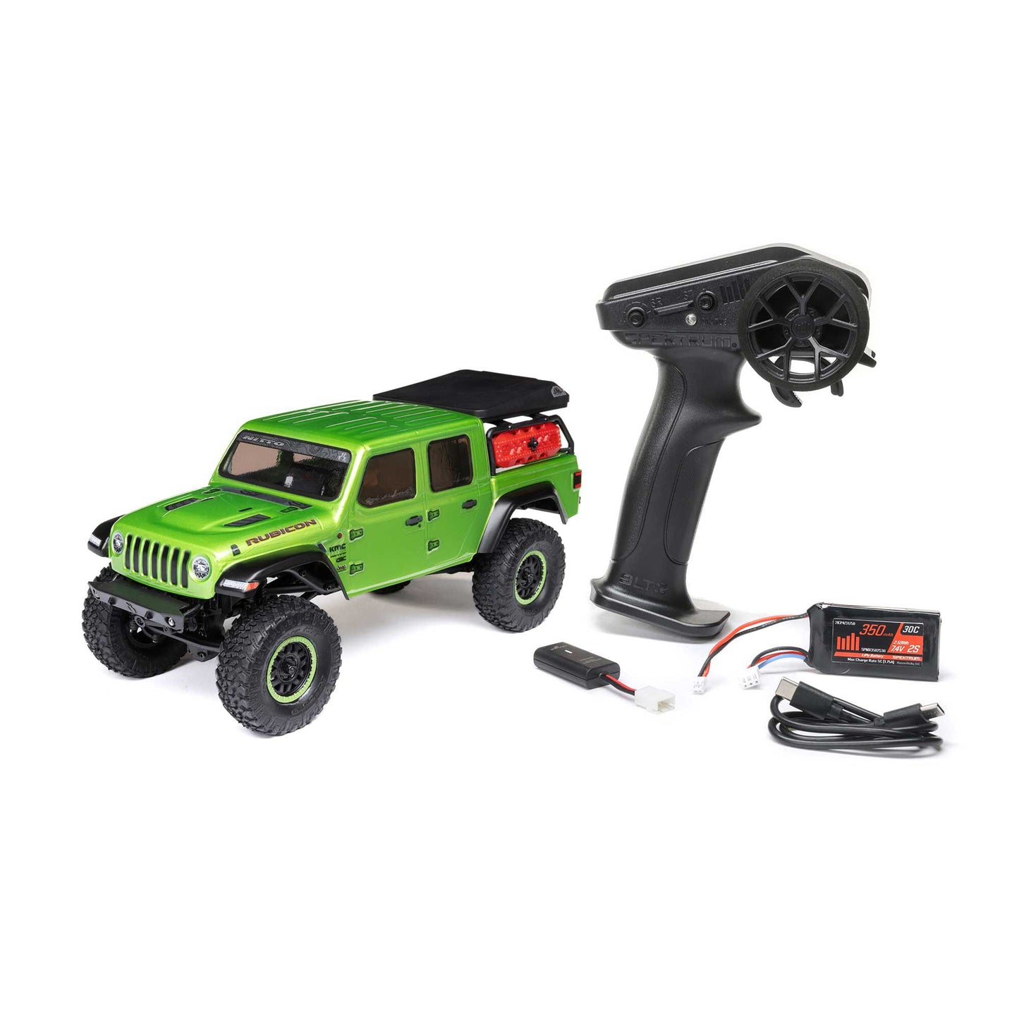 Axial SCX24 Jeep JT Gladiator 1/24 4WD RTR Scale Mini Crawler (Green) w/2.4GHz Radio