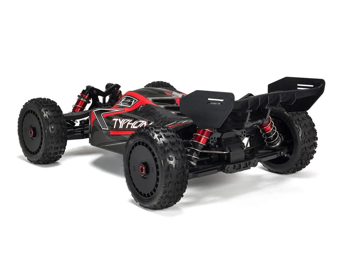 Arrma Typhon 6S BLX Brushless RTR 1/8 4WD Buggy (Red/Black) (V5) w/SLT3 2.4GHz Radio