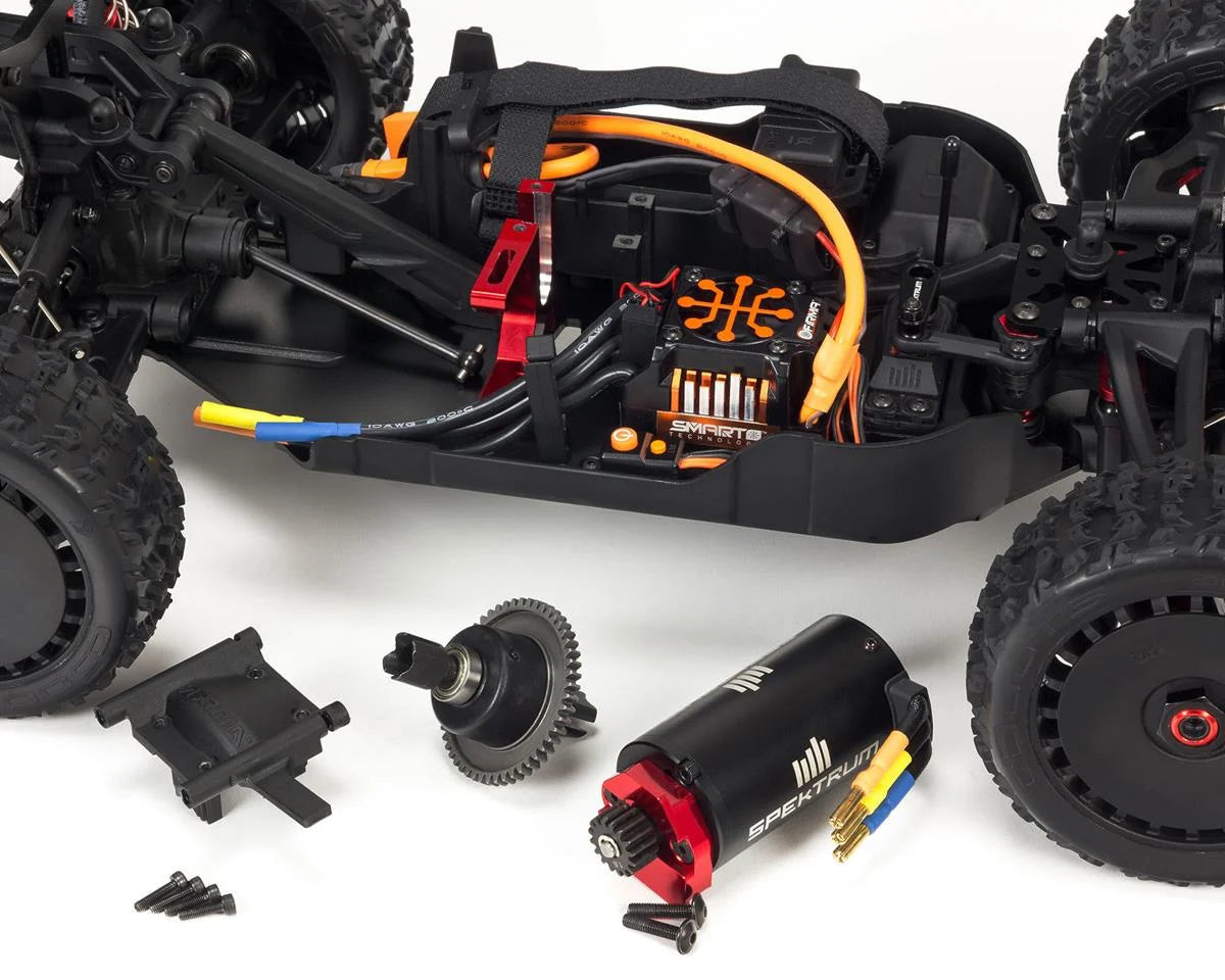 Arrma Typhon 6S BLX Brushless RTR 1/8 4WD Buggy (Red/Black) (V5) w/SLT3 2.4GHz Radio