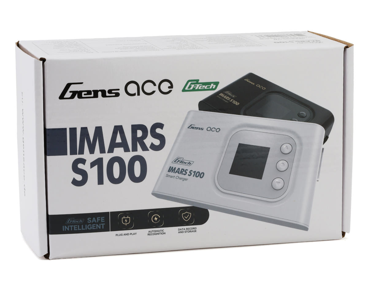 Gens Ace IMars S100 G-Tech Smart AC Balance Battery Charger (6S/10A/100W) (White)