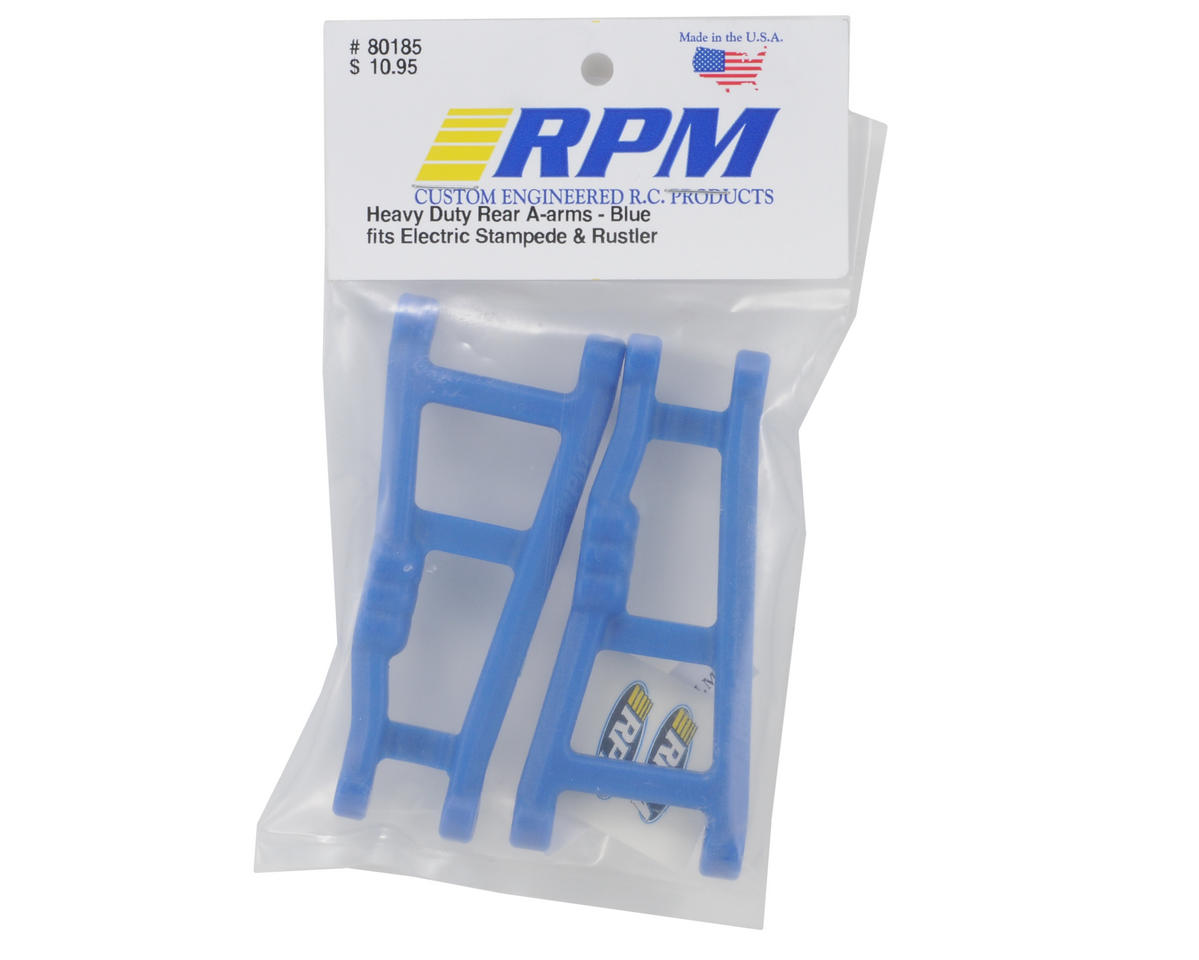 RPM Traxxas Rustler/Stampede 2wd Rear A-Arm Set (Blue) (2)