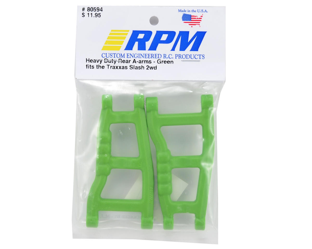 RPM Traxxas Heavy Duty Rear A-arms Slash 2wd Green