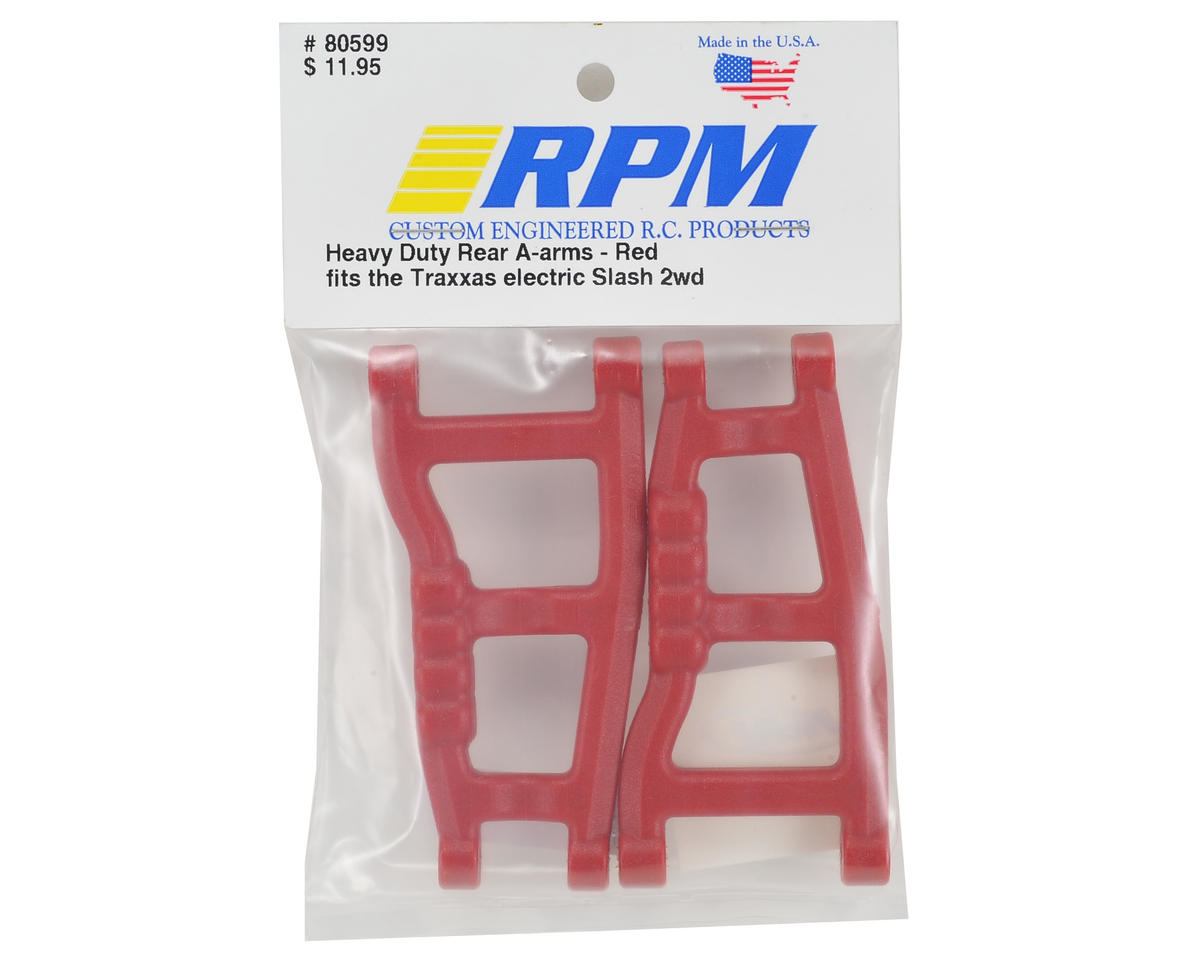 RPM Traxxas Heavy Duty Rear A-arms Slash 2wd Red