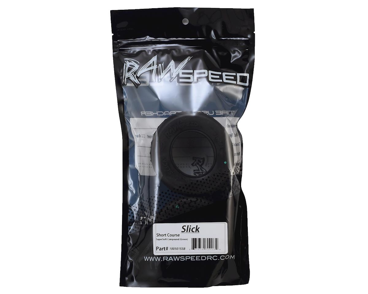 Raw Speed RC Slick Short Course No Prep Drag Racing Tires (2) (Super Soft)