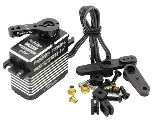 Powerhobby 729MBL High Voltage Waterproof Brushless Steel Gear Servo, w/ Aluminum Case