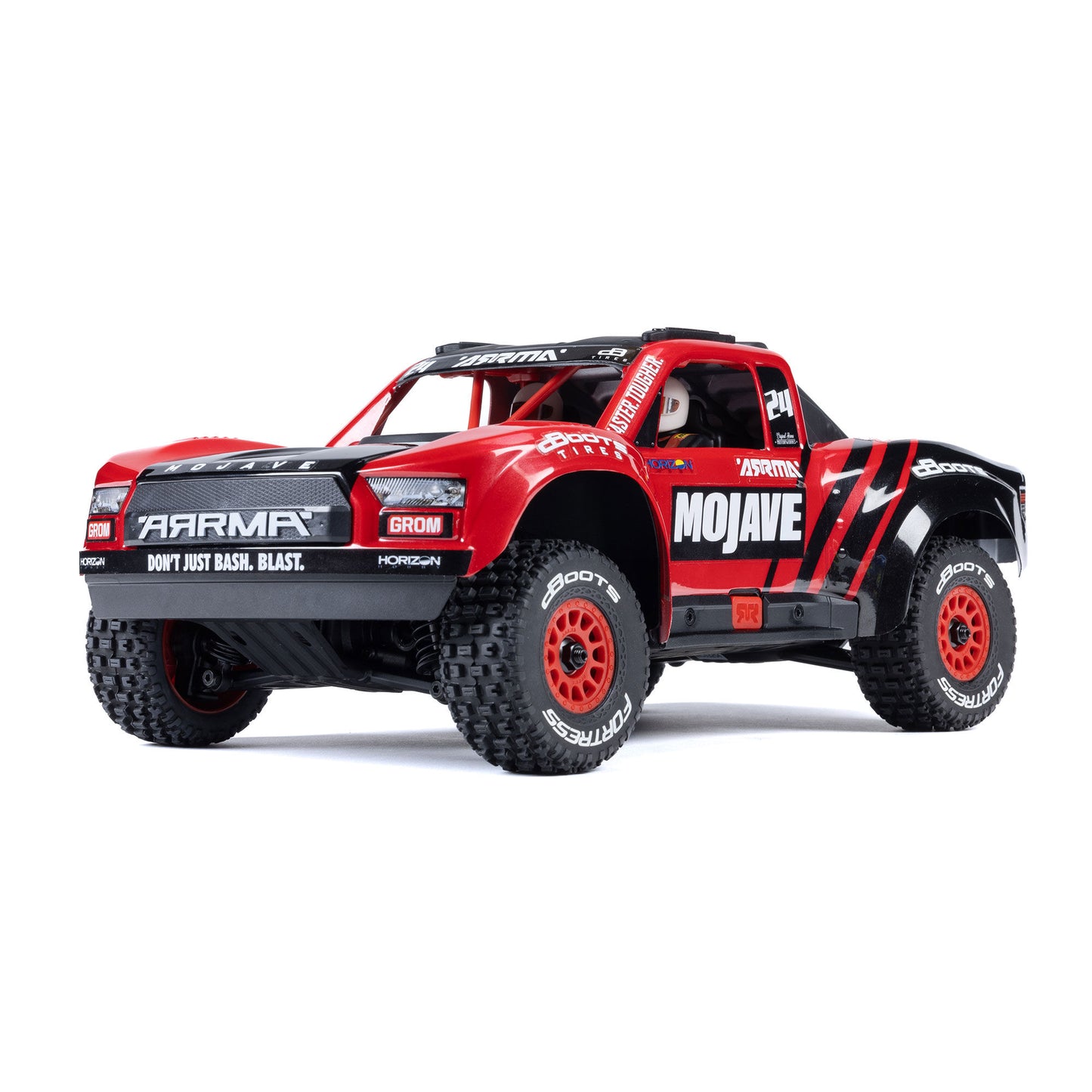 Arrma Mojave Grom MEGA 4WD 380 Brushed 1/18 Electric Desert Truck RTR w/SLT2 2.4GHz Radio, Battery & Charger (Choose your Color)