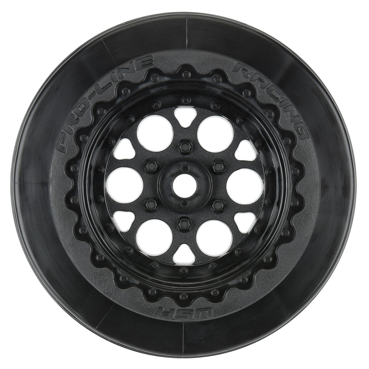 Drag Rear Wheels Pro-Line Showtime+ Wide Drag Spec Rear Drag Racing Wheels (2) w/12mm H ...