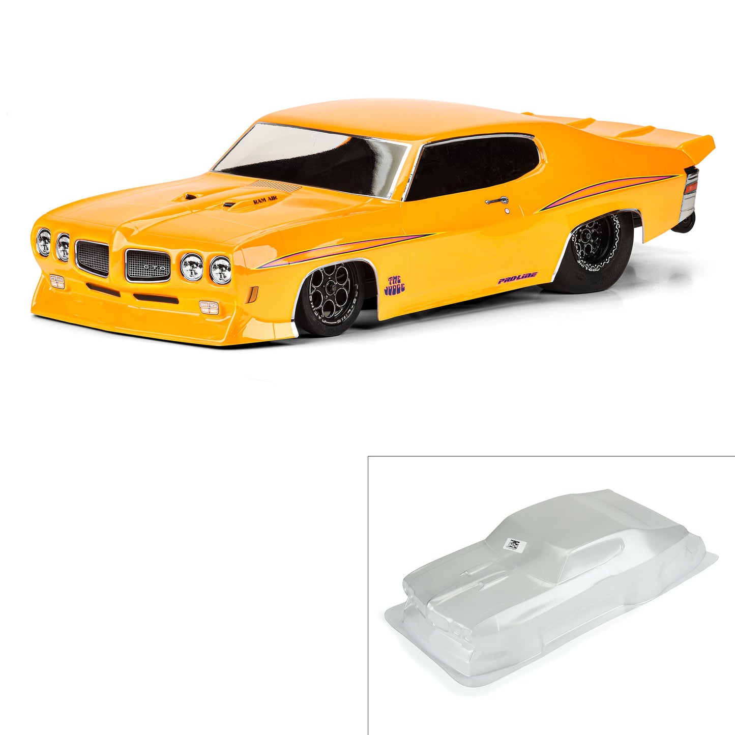 Proline 1970 Pontiac GTO Judge Clear Drag Body