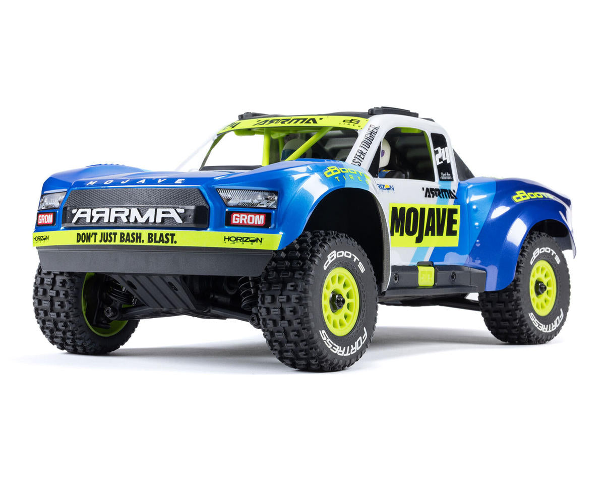 Arrma Mojave Grom MEGA 4WD 380 Brushed 1/18 Electric Desert Truck RTR w/SLT2 2.4GHz Radio, Battery & Charger (Choose your Color)