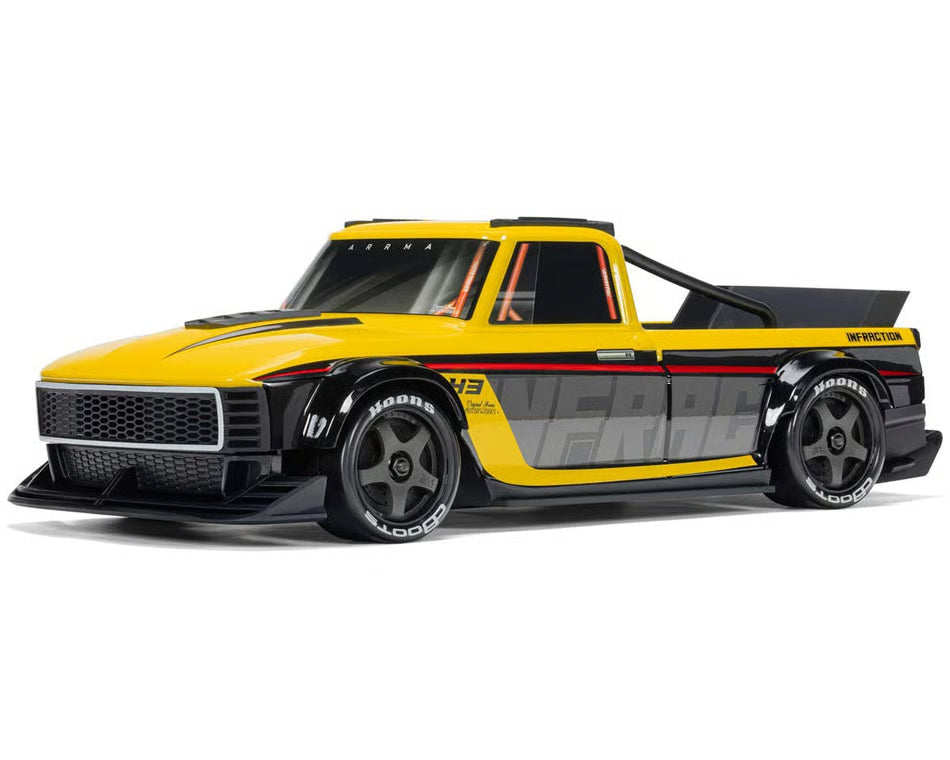 Arrma Infraction Grom 3S BLX 1/12 4WD RTR Brushless Street Bash Truck w/2.4GHz Radio, DSC, Battery & Charger