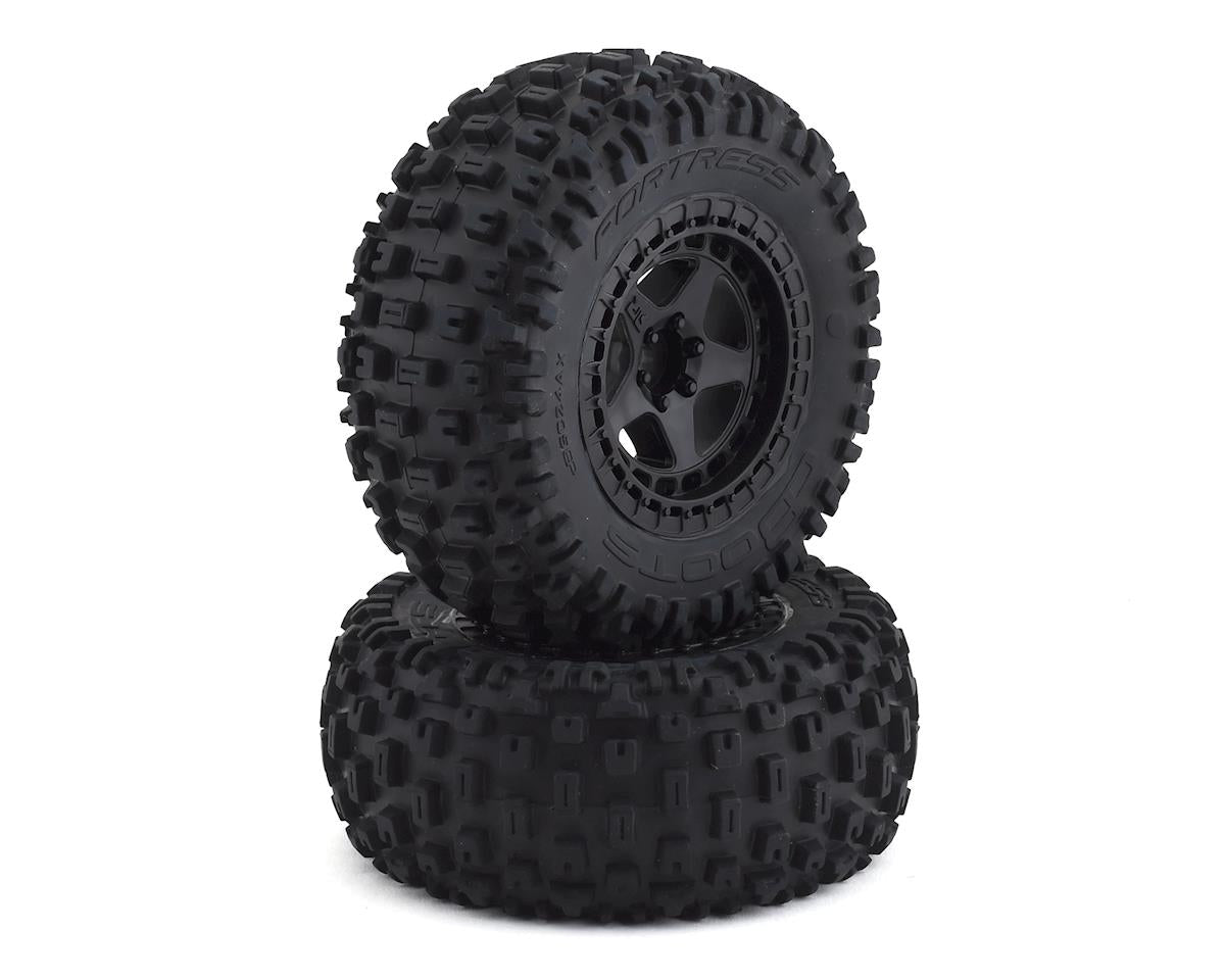 Arrma dBoots Fortress SC Tire Set Glued Black (2)