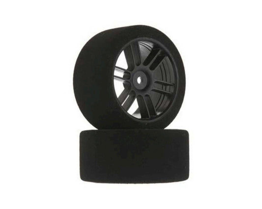 BSR Racing Drag Foam Tires (Black) (2) (45mm Wide/68mm Diameter) (30 Shore) w/12mm Hex