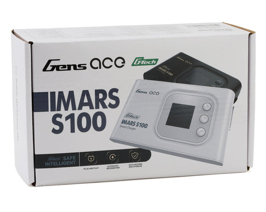 Gens Ace IMars S100 G-Tech Smart AC Balance Battery Charger (6S/10A/100W) (White)