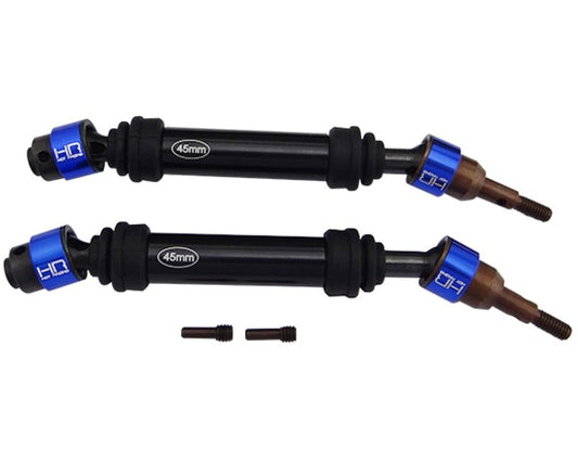 Hot Racing Front Light Weight Metal CV Axles, Traxxas Electric Rustler/Stampede/Slash 4WD