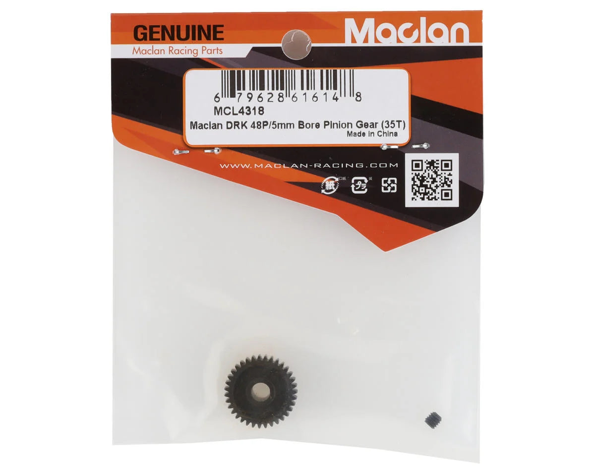 Maclan DRK 48P Steel Pinion Gear w/5mm Bore (35T)