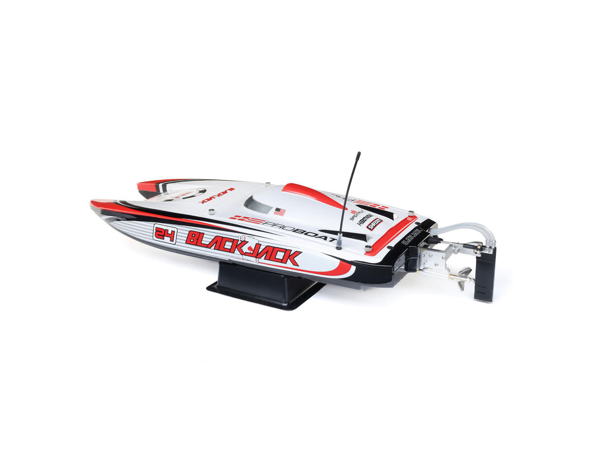 Pro Boat Blackjack 24" V2 Catamaran Brushless RTR Electric Boat (Vegas Offshore) w/SLT2 2.4GHz Radio