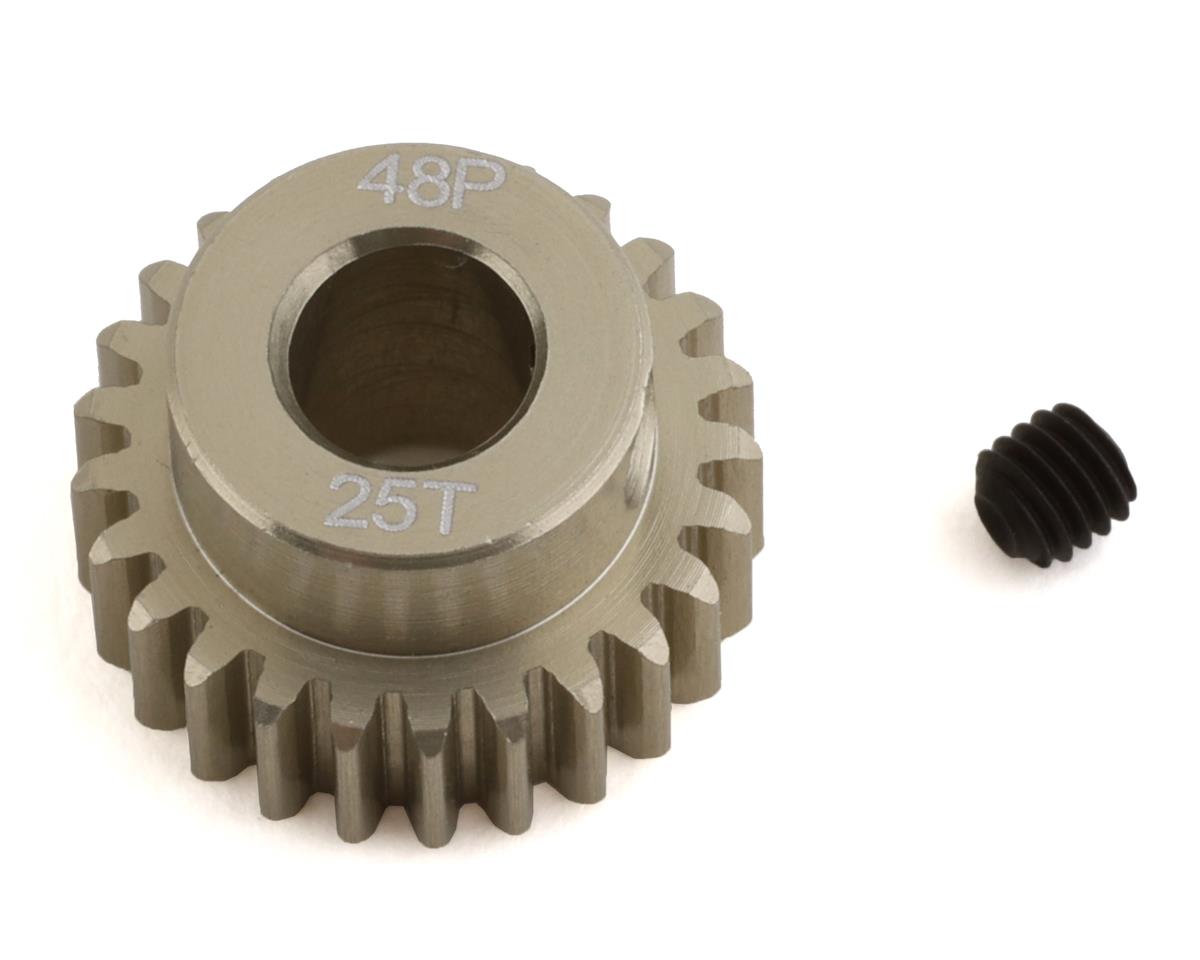 ProTek RC 48P Lightweight Hard Anodized Aluminum Pinion Gear (5.0mm Bore) (25T)