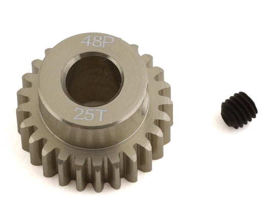 ProTek RC 48P Lightweight Hard Anodized Aluminum Pinion Gear (5.0mm Bore) (25T)