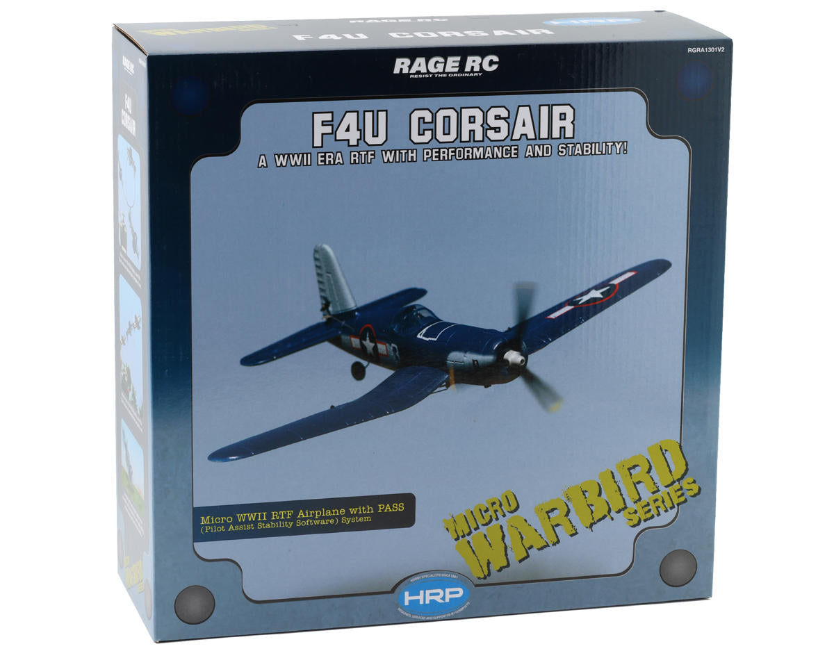 RAGE F4U Corsair Micro Warbirds RTF Electric Airplane (400mm)