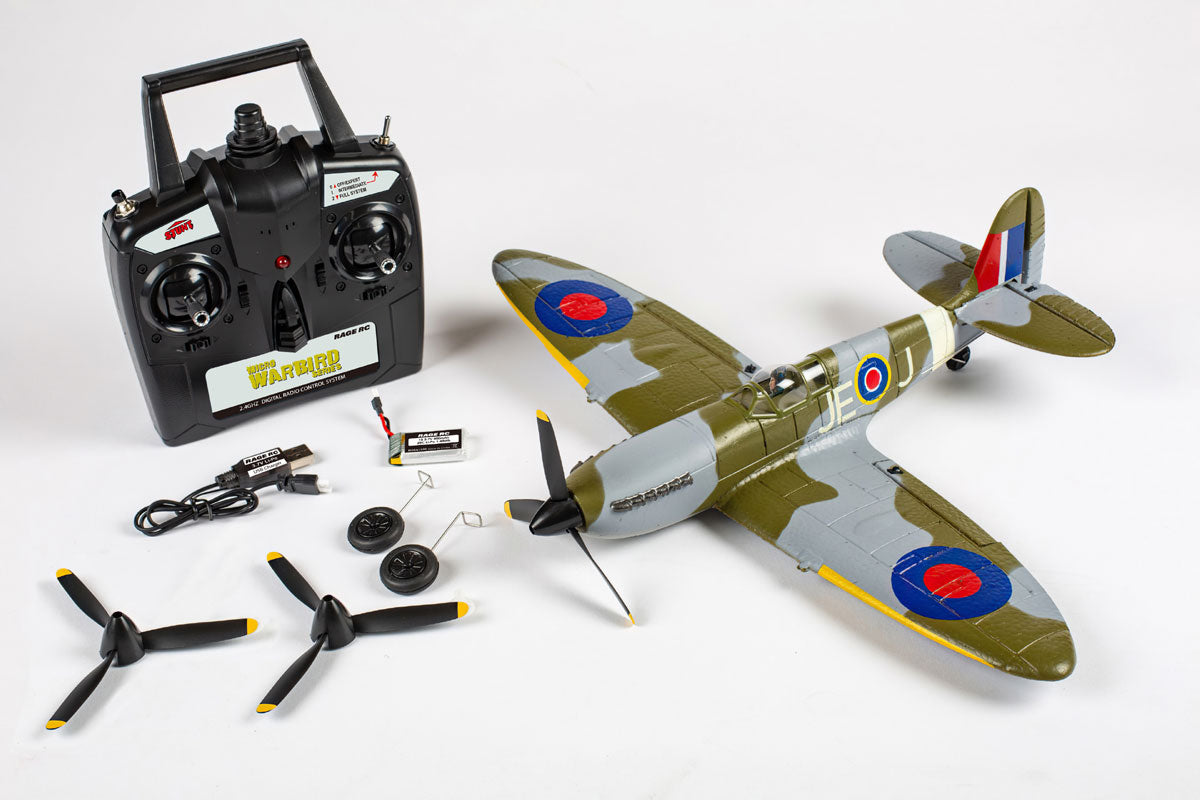 RAGE Supermarine Spitfire Micro Warbirds RTF Electric Airplane (400mm)