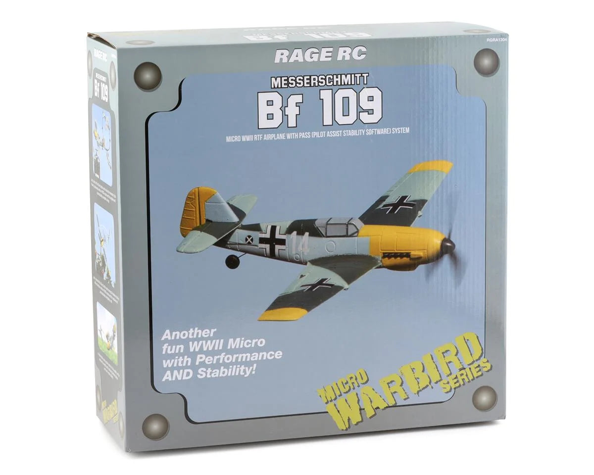 RAGE Messerschmitt Bf 109 Micro Warbirds RTF Electric Airplane (400mm)