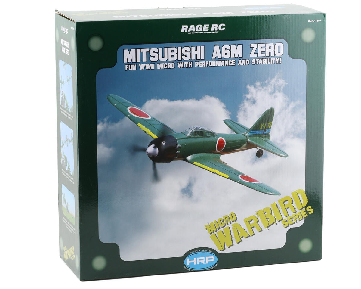 RAGE Mitsubushi A6M Zero Micro Warbirds RTF Electric Airplane (400mm)