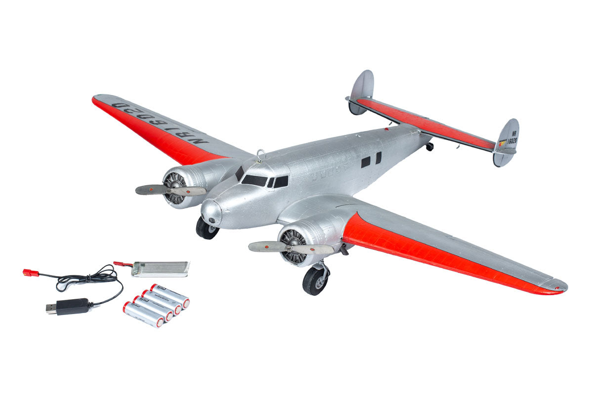 RAGE Lockheed Electra Micro RFT Airplane (Requires S-Brand Transmitter)