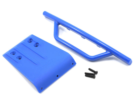 RPM Traxxas Slash 2wd Front Bumper & Skid Plate (Blue)