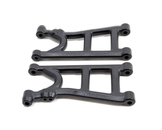 RPM Arrma 4x4 Rear Suspension Arm Set (Black) Fits Vorteks, Senton, Granite & All Boost Versions