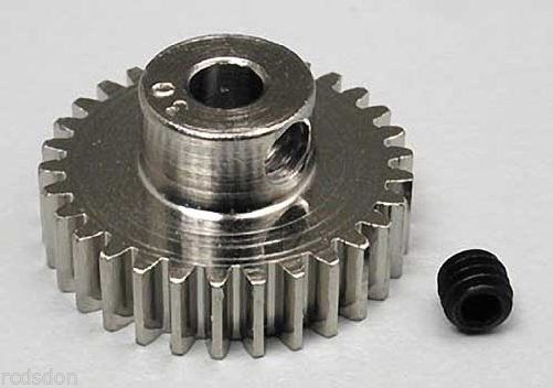 Robinson Racing Steel 48P Pinion Gear (3.17mm Bore) (30T)