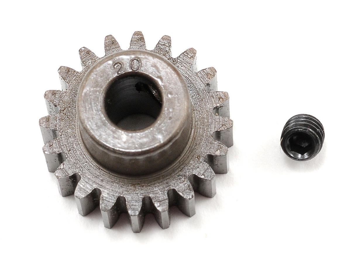 Robinson Racing Extra Hard Steel .8 Mod Pinion Gear w/5mm Bore (20T)