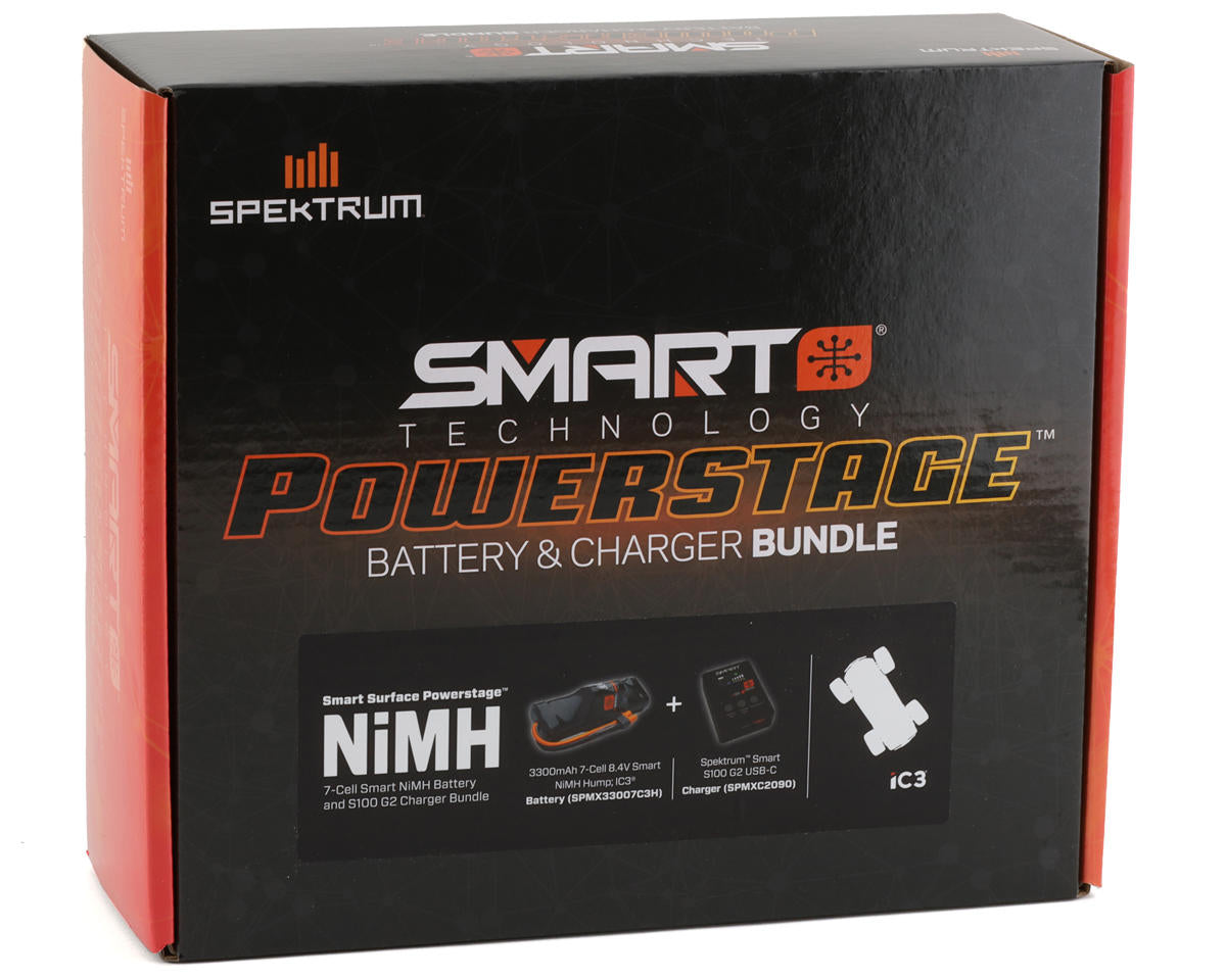 Spektrum RC Smart PowerStage Bundle w/Smart NiMh Battery (3300mAh)