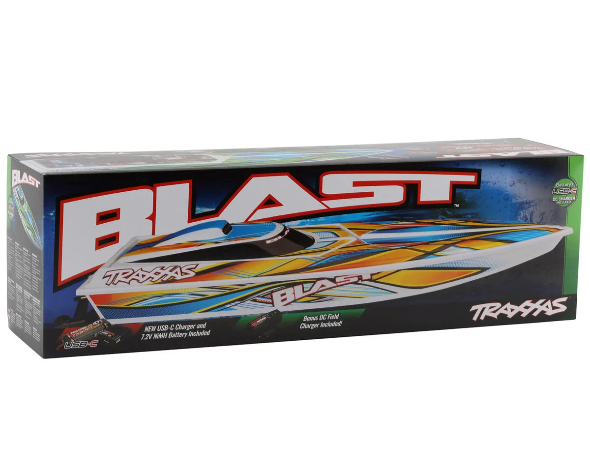 Traxxas Blast 24" High Performance RTR Race Boat  w/TQ 2.4GHz Radio, Battery & DC Charger ( Choose Color)