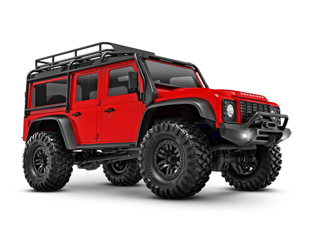 Traxxas TRX-4M 1/18 Electric Rock Crawler w/Land Rover Defender Body (Red) w/TQ 2.4GHz Radio