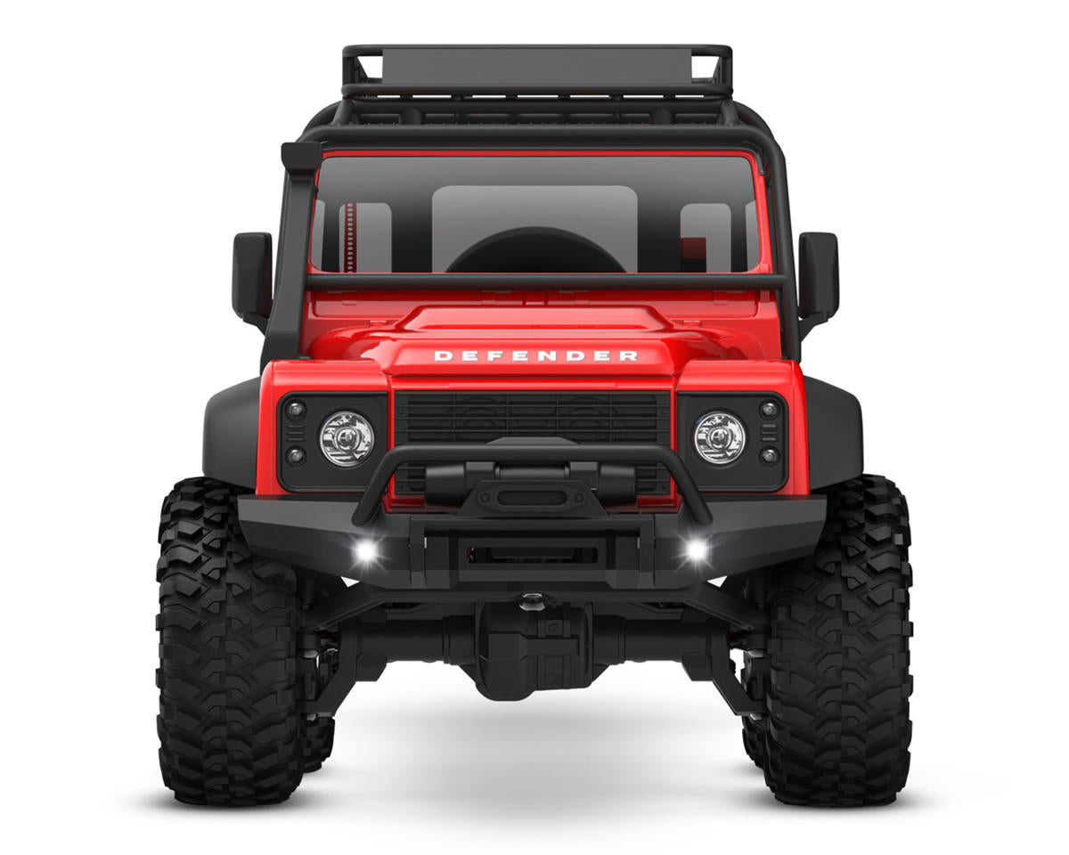 Traxxas TRX-4M 1/18 Electric Rock Crawler w/Land Rover Defender Body (Red) w/TQ 2.4GHz Radio