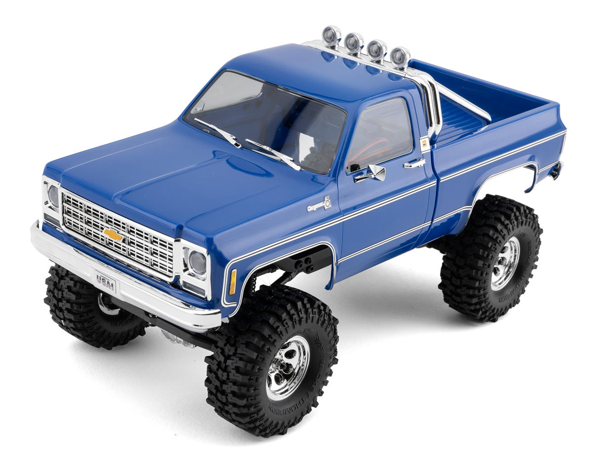 Traxxas TRX-4M 1/18 High Trail Edition Micro Rock Crawler w/Chevrolet K10 Body (Blue) & TQ 2.4GHz Radio