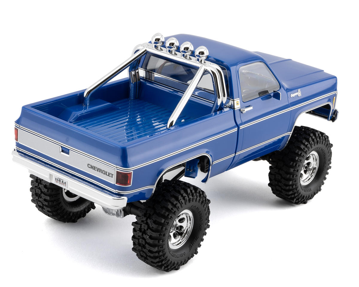 Traxxas TRX-4M 1/18 High Trail Edition Micro Rock Crawler w/Chevrolet K10 Body (Blue) & TQ 2.4GHz Radio