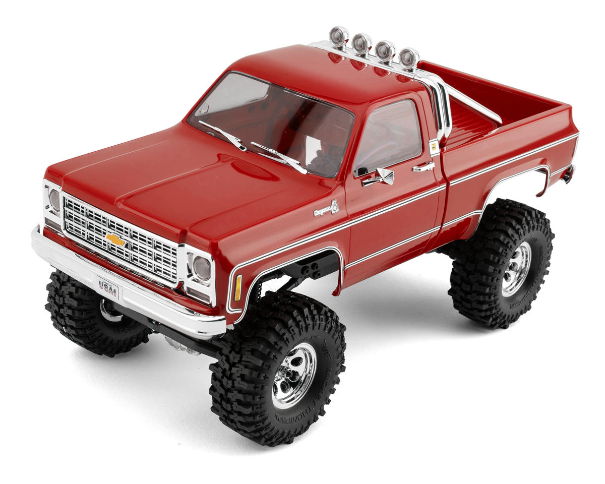 Traxxas TRX-4M 1/18 High Trail Edition Micro Rock Crawler w/Chevrolet K10 Body (Red) & TQ 2.4GHz Radio