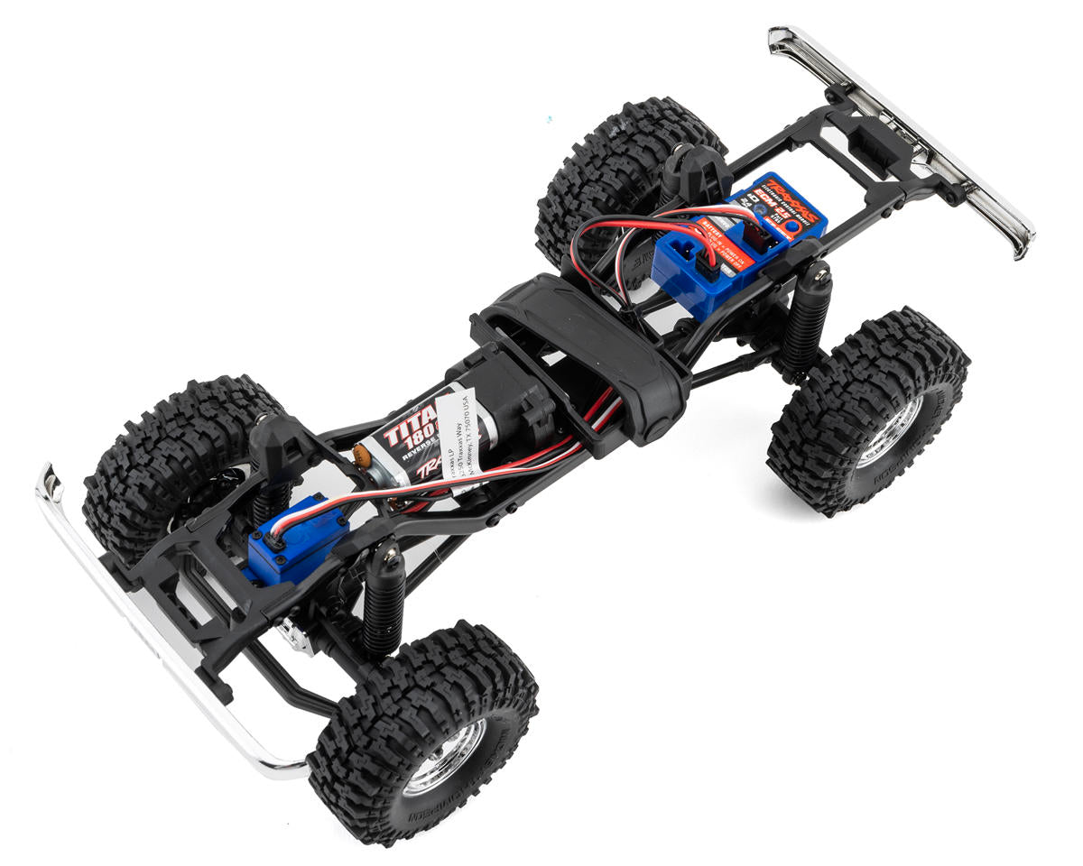 Traxxas TRX-4M 1/18 High Trail Edition Micro Rock Crawler w/Chevrolet K10 Body (Blue) & TQ 2.4GHz Radio