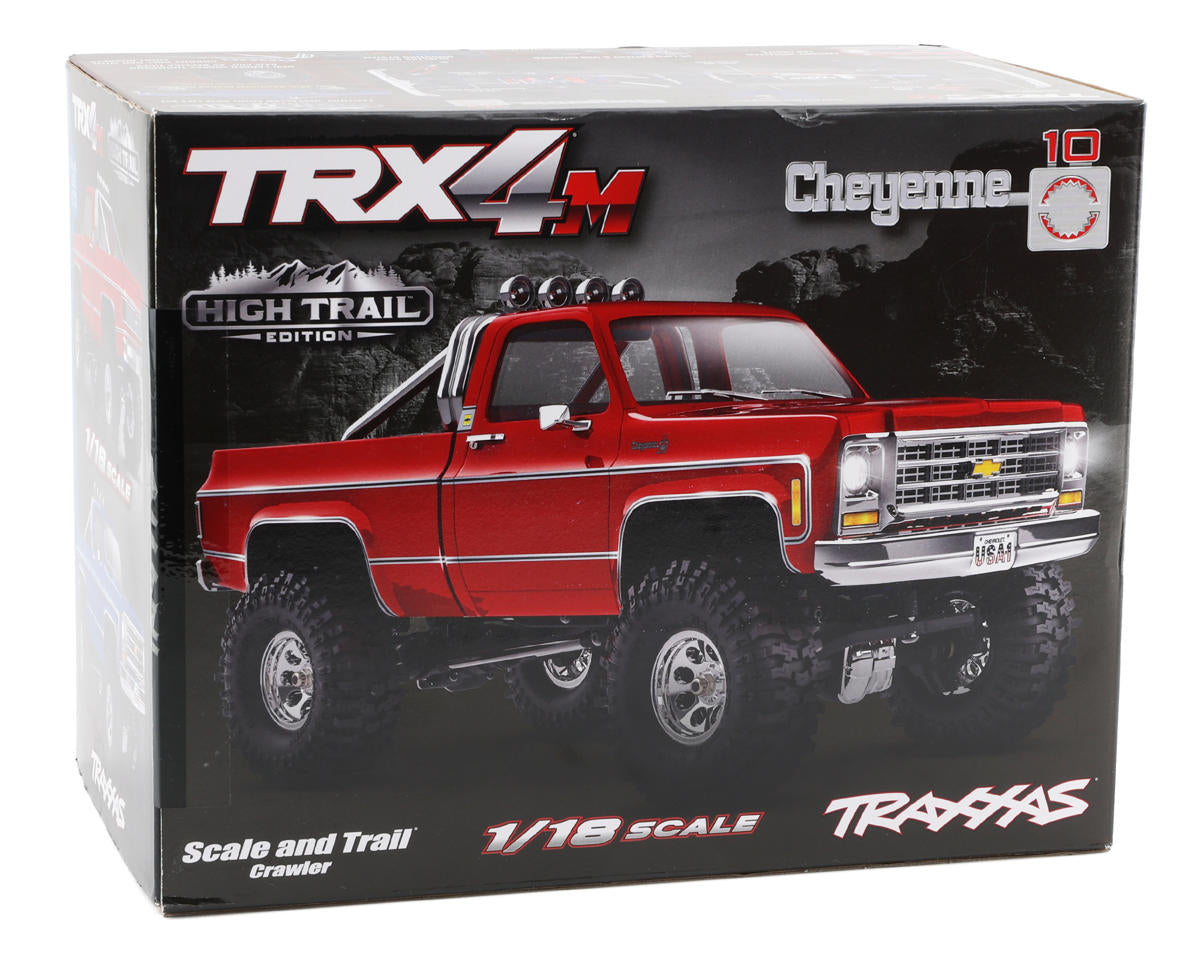 Traxxas TRX-4M 1/18 High Trail Edition Micro Rock Crawler w/Chevrolet K10 Body (Red) & TQ 2.4GHz Radio