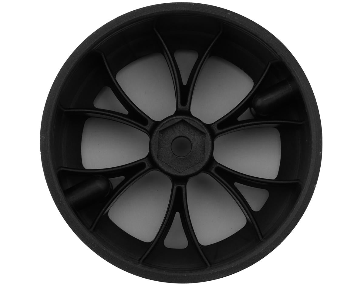 eXcelerate Super V Drag Racing Rear Wheels (Black) (2) (Narrow) w/12mm Hex